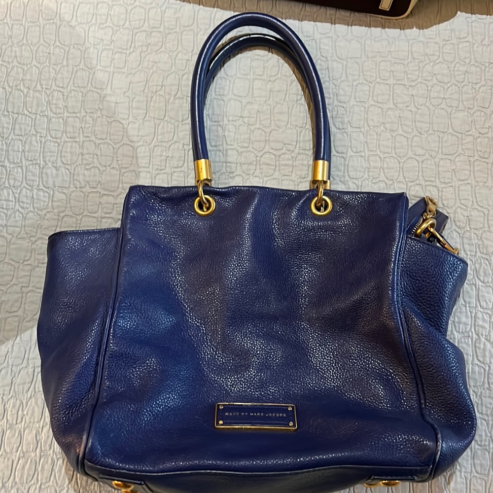 Blue Leather Marc Jacobs Purse